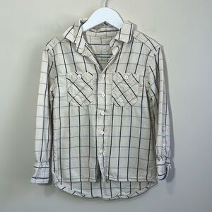 Wonder Nation Little Boys Long Sleeve Button Down Flannel Size XS (4-5)